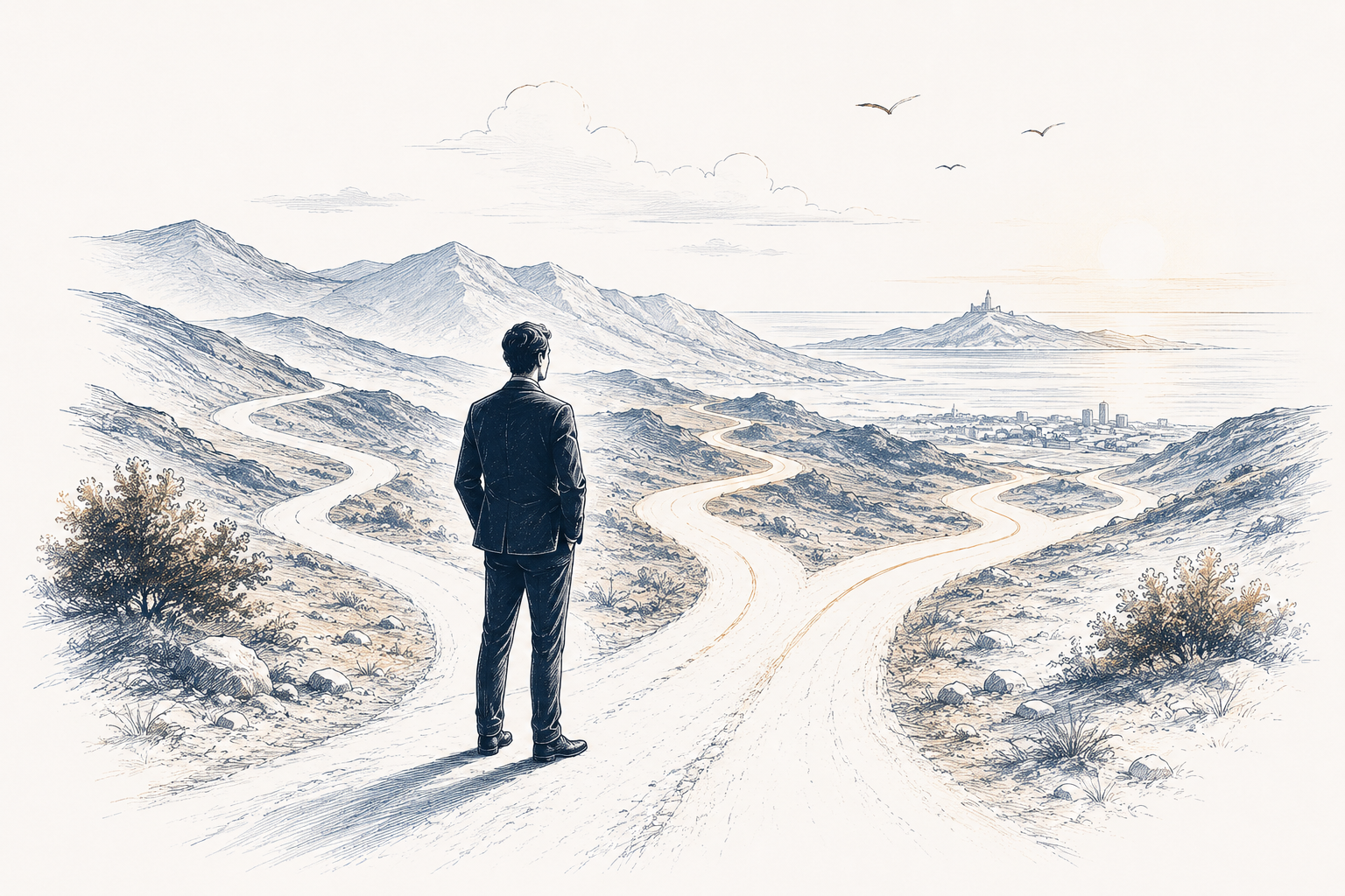 Illustration : à la croisée des chemins